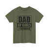 Dad of Girls Unisex Heavy Cotton Tee | Perfect Father's Day Gift, Family Matching Outfit, Dad Humor T-Shirt, Casual Wear, Gift for New Dads