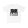 Dad of Girls Unisex Heavy Cotton Tee | Perfect Father's Day Gift, Family Matching Outfit, Dad Humor T-Shirt, Casual Wear, Gift for New Dads