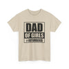 Dad of Girls Unisex Heavy Cotton Tee | Perfect Father's Day Gift, Family Matching Outfit, Dad Humor T-Shirt, Casual Wear, Gift for New Dads
