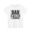 Dad of Girls Unisex Heavy Cotton Tee | Perfect Father's Day Gift, Family Matching Outfit, Dad Humor T-Shirt, Casual Wear, Gift for New Dads