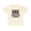 Dad of Girls Unisex Heavy Cotton Tee | Perfect Father's Day Gift, Family Matching Outfit, Dad Humor T-Shirt, Casual Wear, Gift for New Dads