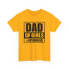 Dad of Girls Unisex Heavy Cotton Tee | Perfect Father's Day Gift, Family Matching Outfit, Dad Humor T-Shirt, Casual Wear, Gift for New Dads