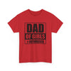 Dad of Girls Unisex Heavy Cotton Tee | Perfect Father's Day Gift, Family Matching Outfit, Dad Humor T-Shirt, Casual Wear, Gift for New Dads