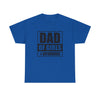 Dad of Girls Unisex Heavy Cotton Tee | Perfect Father's Day Gift, Family Matching Outfit, Dad Humor T-Shirt, Casual Wear, Gift for New Dads