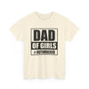 Dad of Girls Unisex Heavy Cotton Tee | Perfect Father's Day Gift, Family Matching Outfit, Dad Humor T-Shirt, Casual Wear, Gift for New Dads